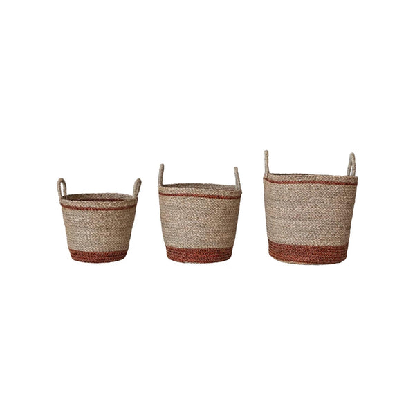Hand-woven Seagrass Baskets