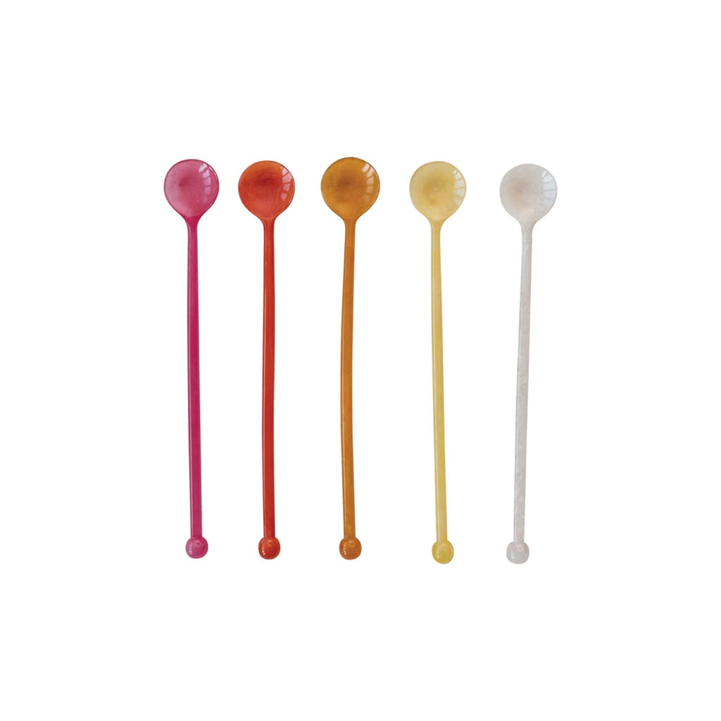 Resin Cocktail Spoons