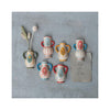 Hand-Painted Stoneware Mini Vase Magnets - Assorted