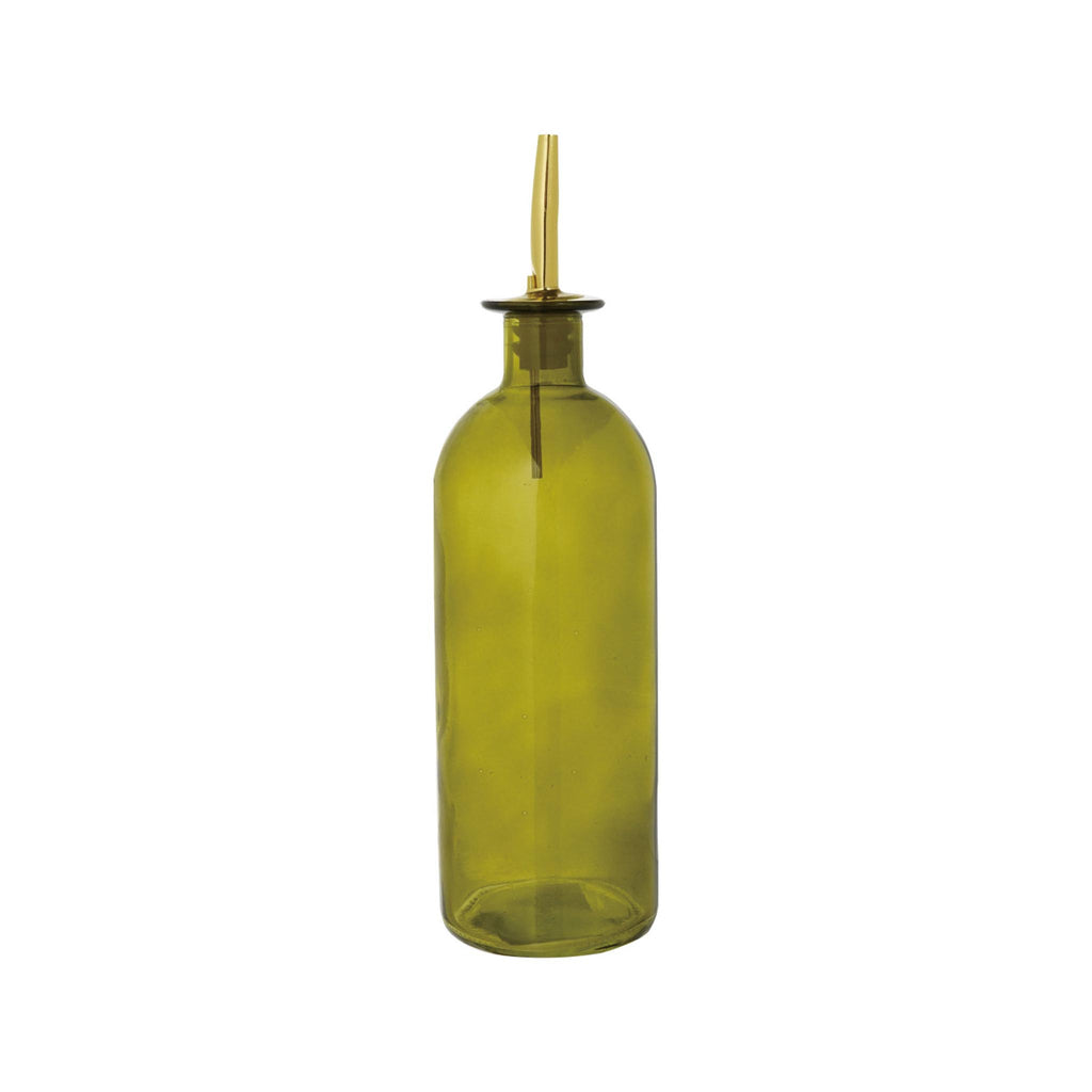 Olive Green Oil Cruet - 16 oz.