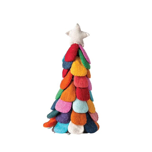 Multicolored Felt Christmas Tree