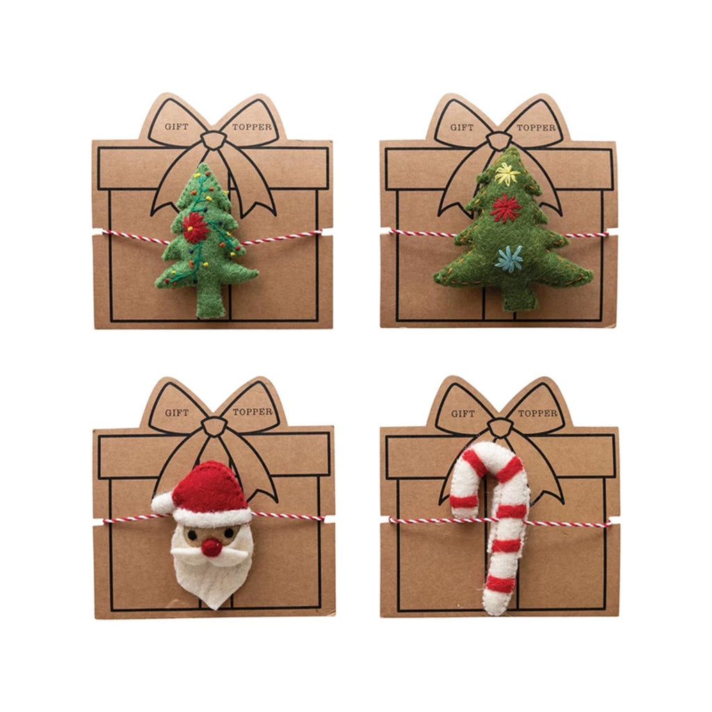 Felt Gift Toppers