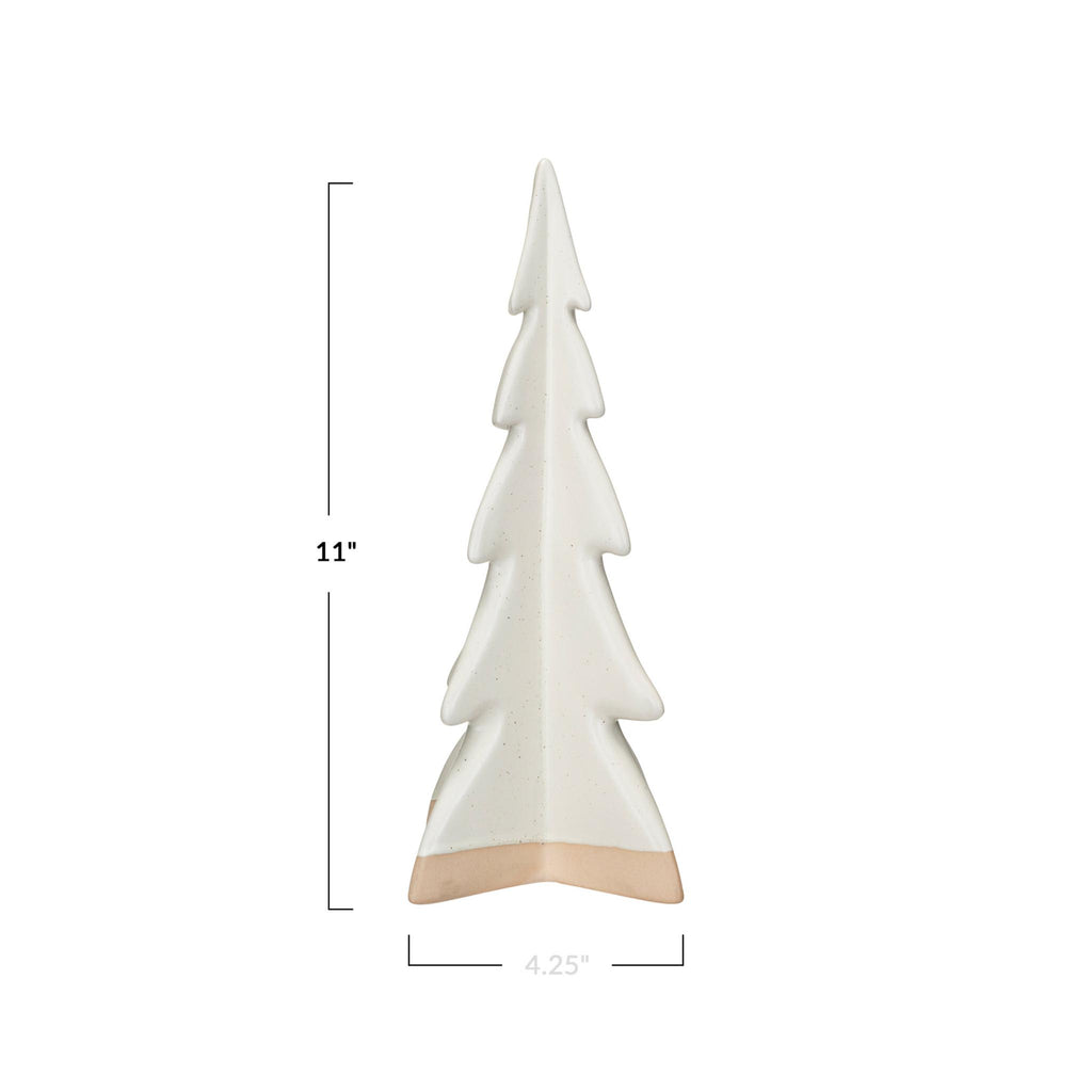 Matte Stoneware Christmas Trees - Medium