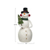 Felt Snowman with Christmas Tree - dimensions