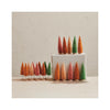 Sisal Bottle Brush Trees with Wood Base - Small