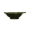 Stoneware Holly Leaf Bowl - profile