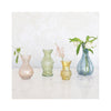 Debossed Glass Bud Vases