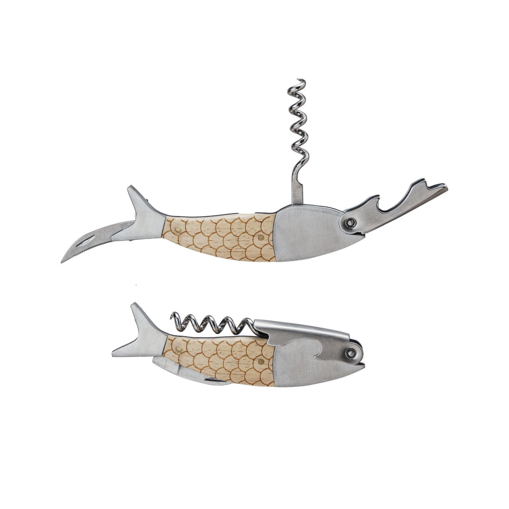 Fish Corkscrew with Scales