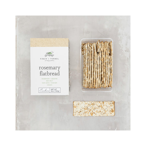 Rosemary Flatbread Crackers