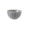 Reactive Glaze Stoneware Ribbed Dip Bowls - Periwinkle Blue