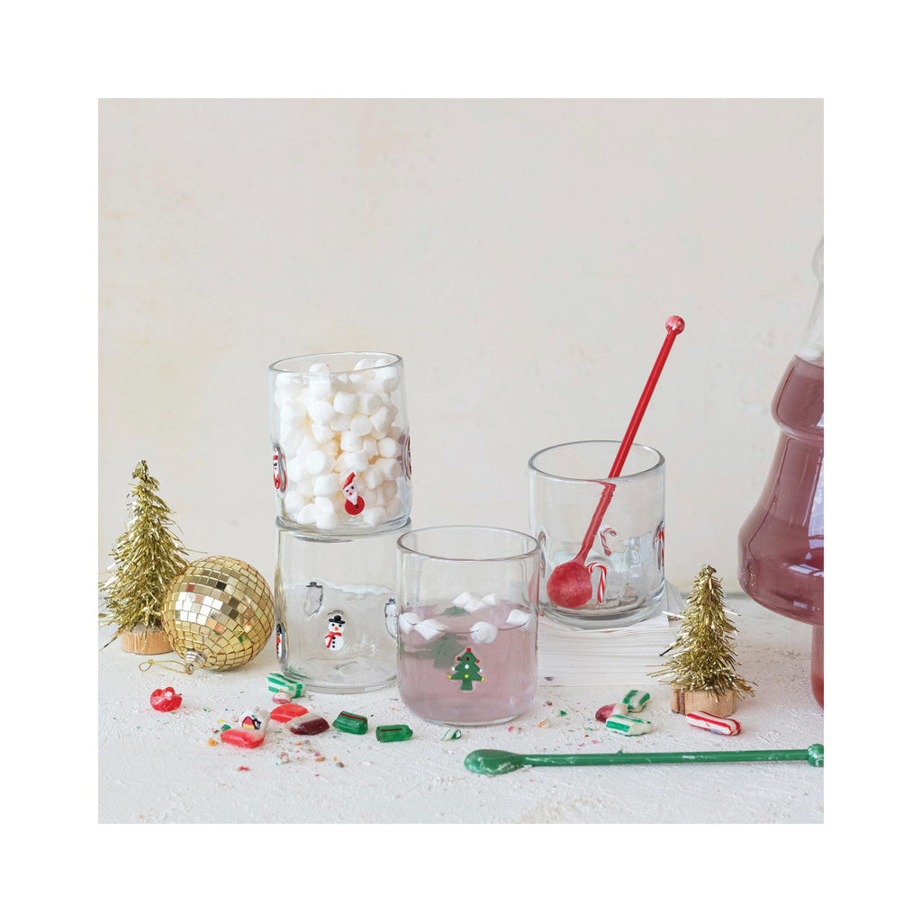 Holiday Double Old Fashioned Glasses - styled shot