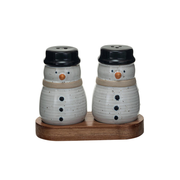 Snowmen Salt & Pepper Set
