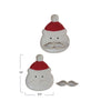 Santa Plate with Mustache Dish - dimensions