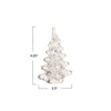 Mini Clear Glass Tree - dimensions