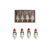 Unscented Bottle Tapers Box of 4 - Snowman