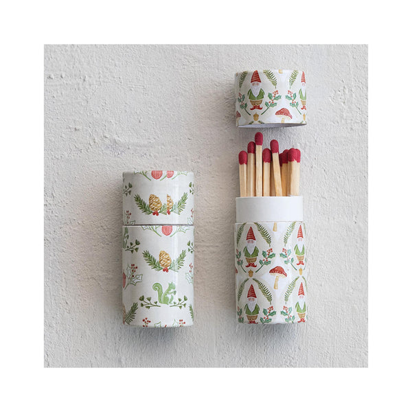 Forest Friends Seasonal Tube Matchboxes