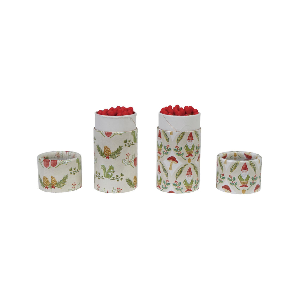 Forest Friends Seasonal Tube Matchboxes