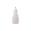 Stoneware Bisque Santa Shaped LED Light
