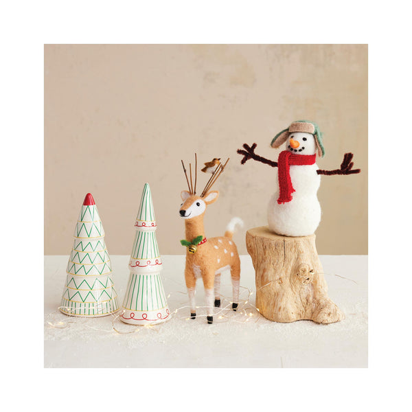 Felt Snowman with Hat - in grouping