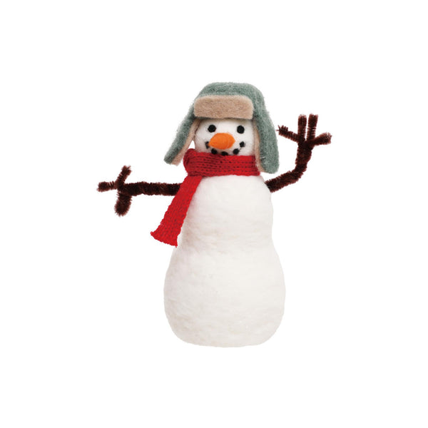 Felt Snowman with Hat