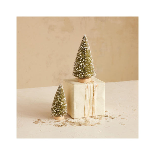 Sisal Bottle Brush Trees Set of 2 