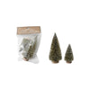 Sisal Bottle Brush Trees Set of 2 