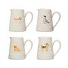 Hand-Painted Pets Stoneware Creamers
