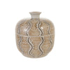 Decorative Hand-Painted Stoneware Jar