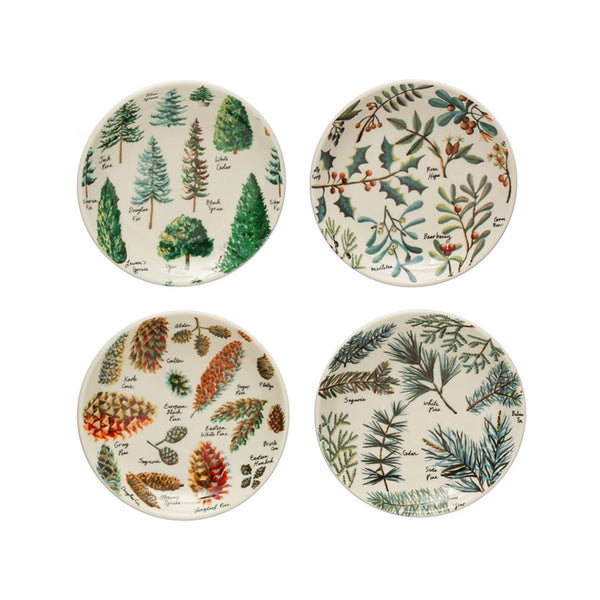 Evergreen Botanical Trinket Dishes