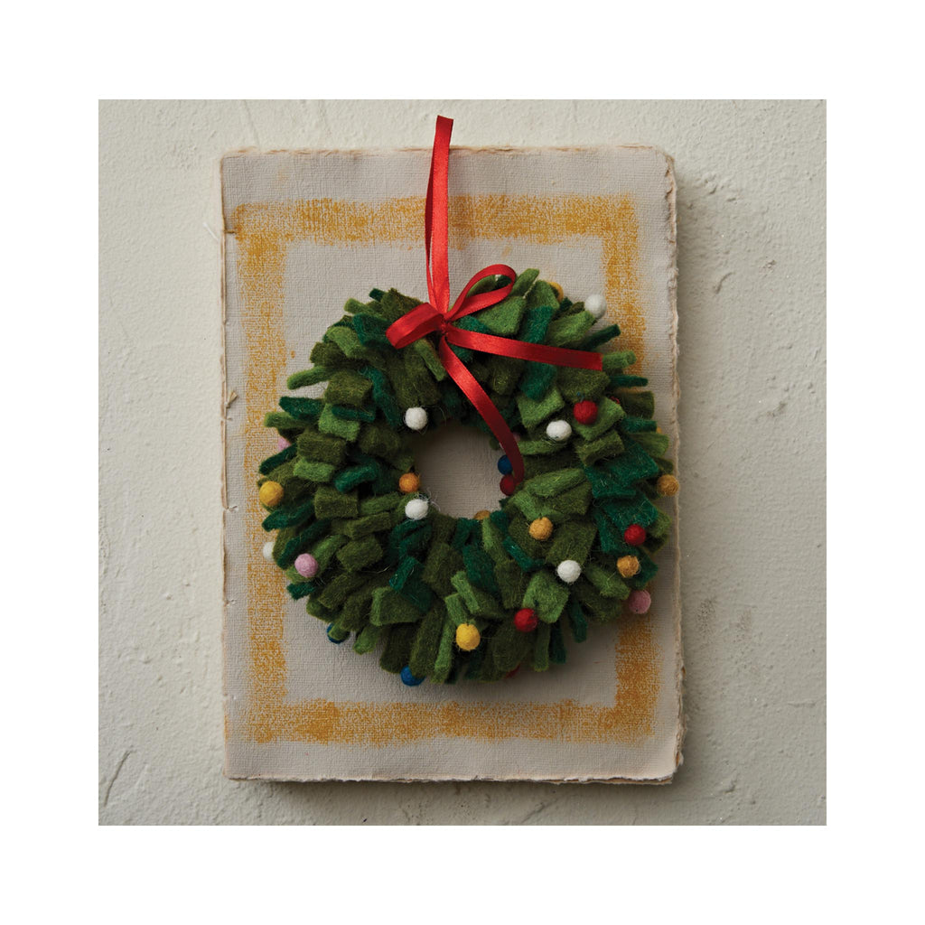 Felt Wreath Ornament