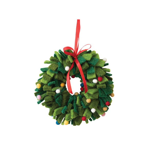 Felt Wreath Ornament