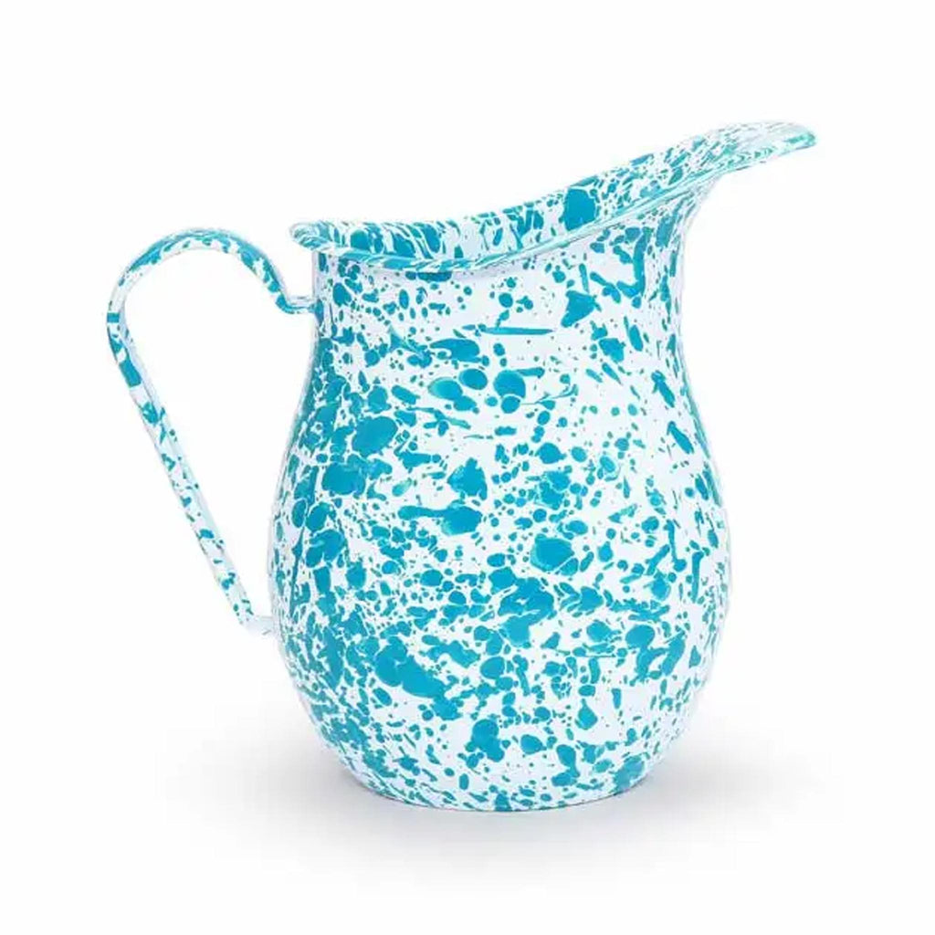 Splatter Enamelware Large Pitcher