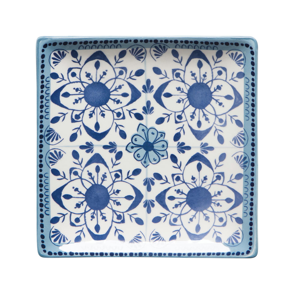 Porto Stamped Appetizer Plate Set of 4 - Plate 4