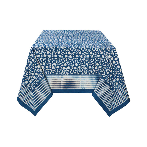 Vinebloom Block Print Tablecloth