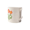Poppy Embossed Mug - profile