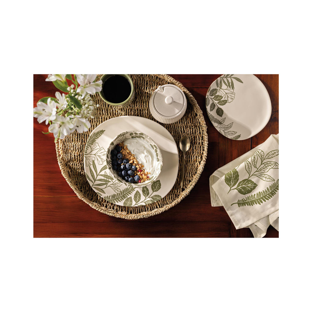 White Speckled Sugar Pot - in grouping