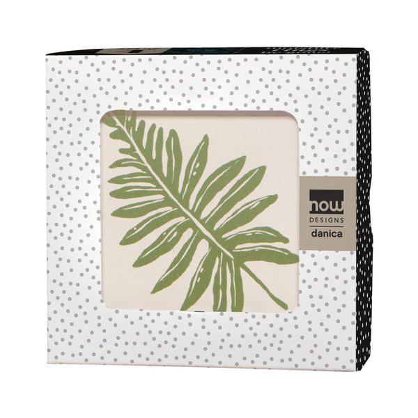 Fern & Frond Soak Up Coaster Set of 4 - packaging