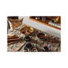 Goldenrise Block Print Tablecloth