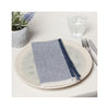 Chambray Heirloom Napkins Set of 4 - Midnight - on plate