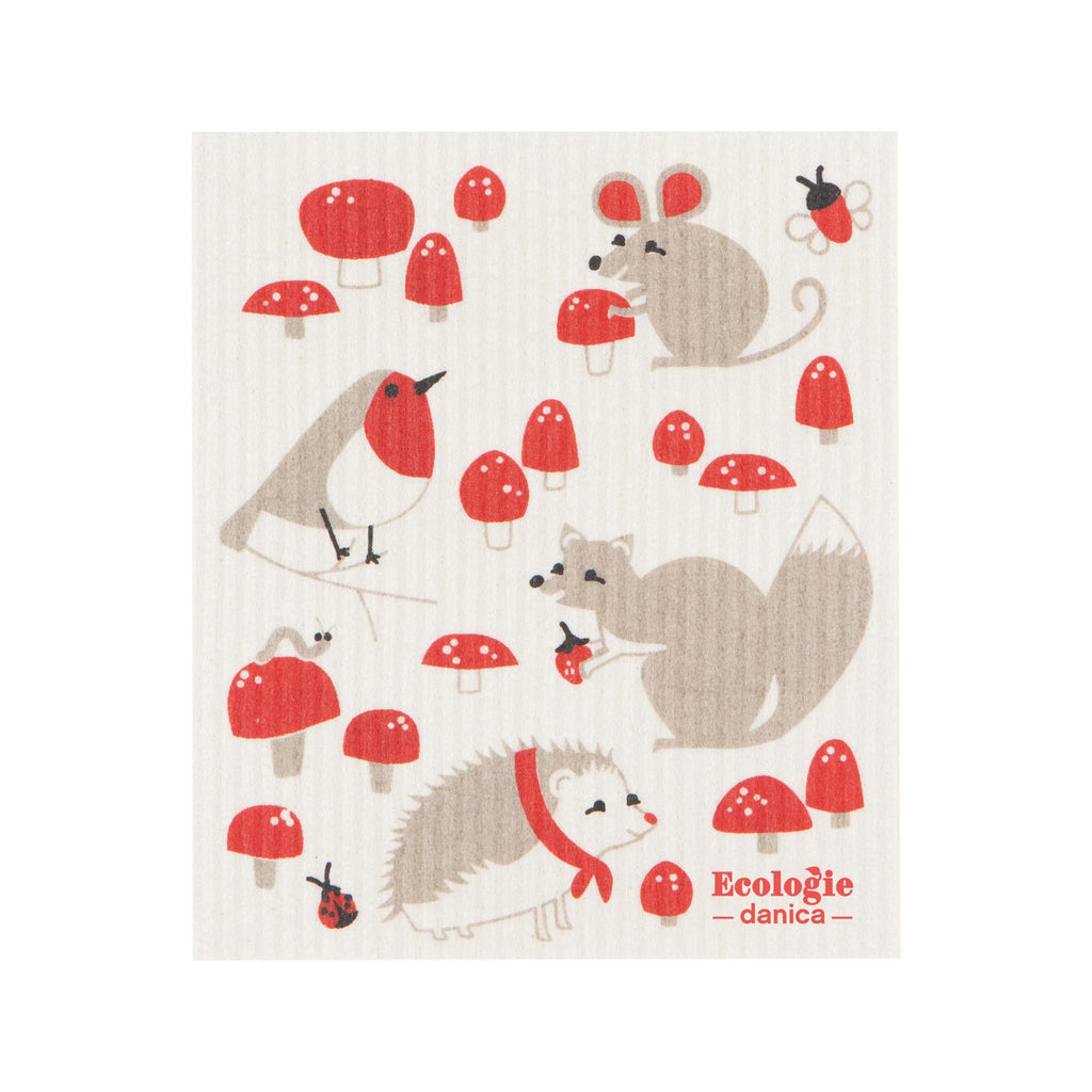 Ecologie Swedish Dishcloths - Toadstool Time