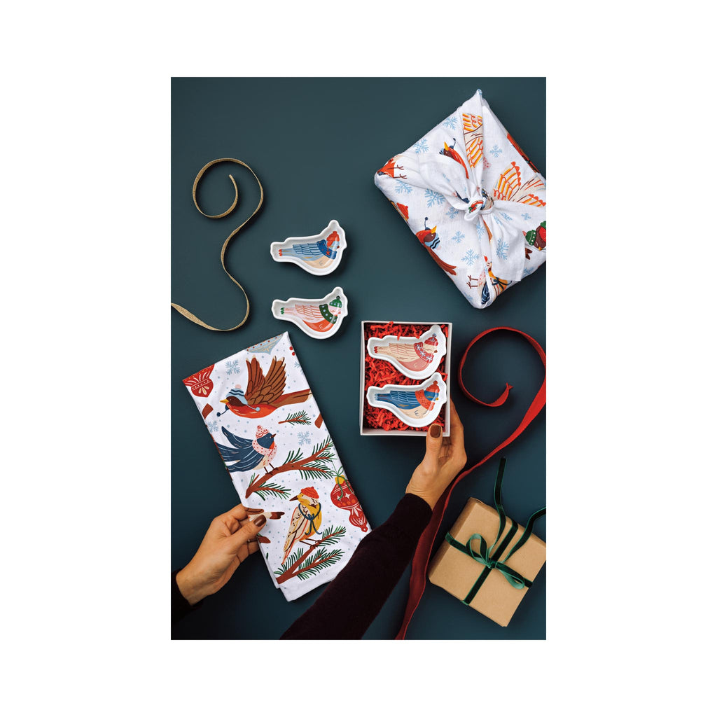 Season's Tweetings Pinch Bowl Set of 6 - in grouping