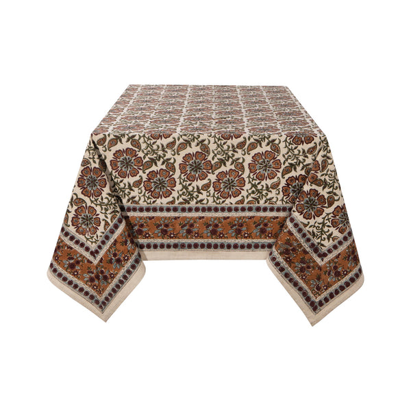 Elysian Block Print Tablecloth