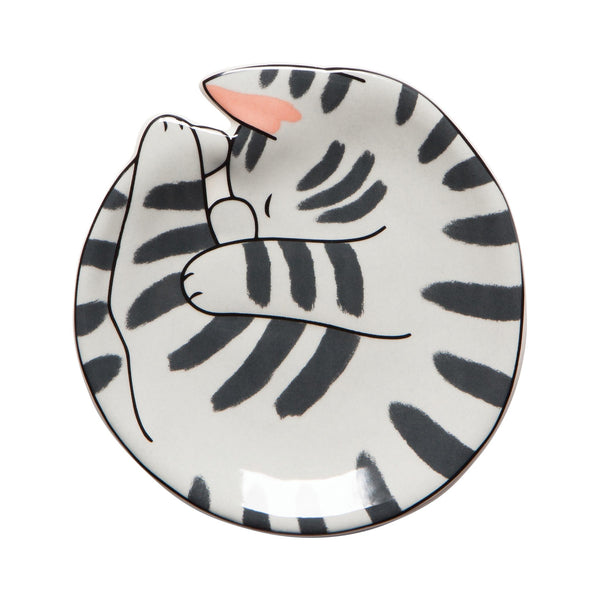 Meow & Furever Trinket Dishes - Black & White Stripes