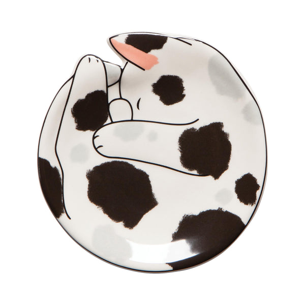Meow & Furever Trinket Dishes - Black & White Spots