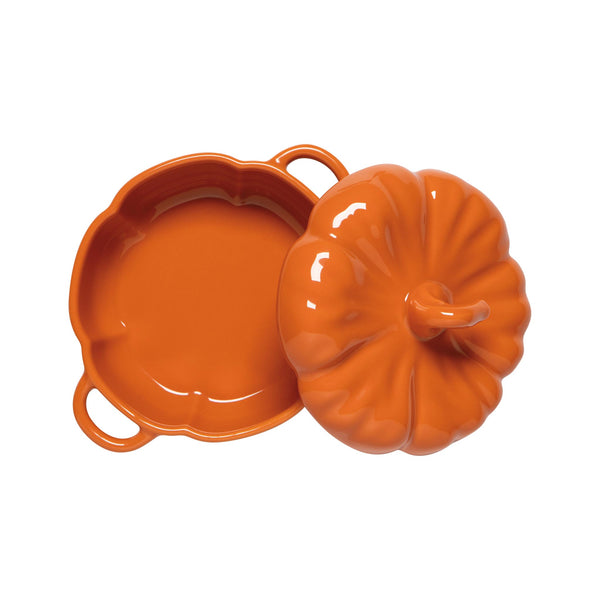 Pumpkin Thanksgiving Baker - open