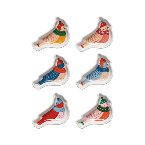 Season's Tweetings Pinch Bowl Set of 6