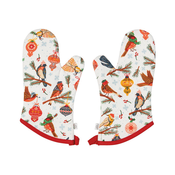 Season's Tweetings Oven Mitt Set