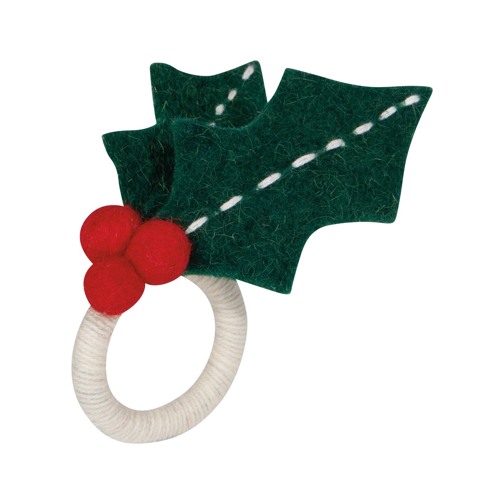 Winterberry Felt Napkin Ring