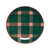 Holiday Plaid Appetizer Plate Set of 4 - 1 of 4