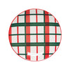 Holiday Plaid Appetizer Plate Set of 4 - 3 of 4
